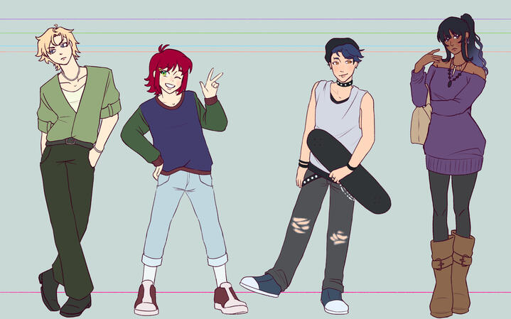 COMPARATIVE SIZE CHARACTERS COMPARATIVE SIZE CHARACTERS